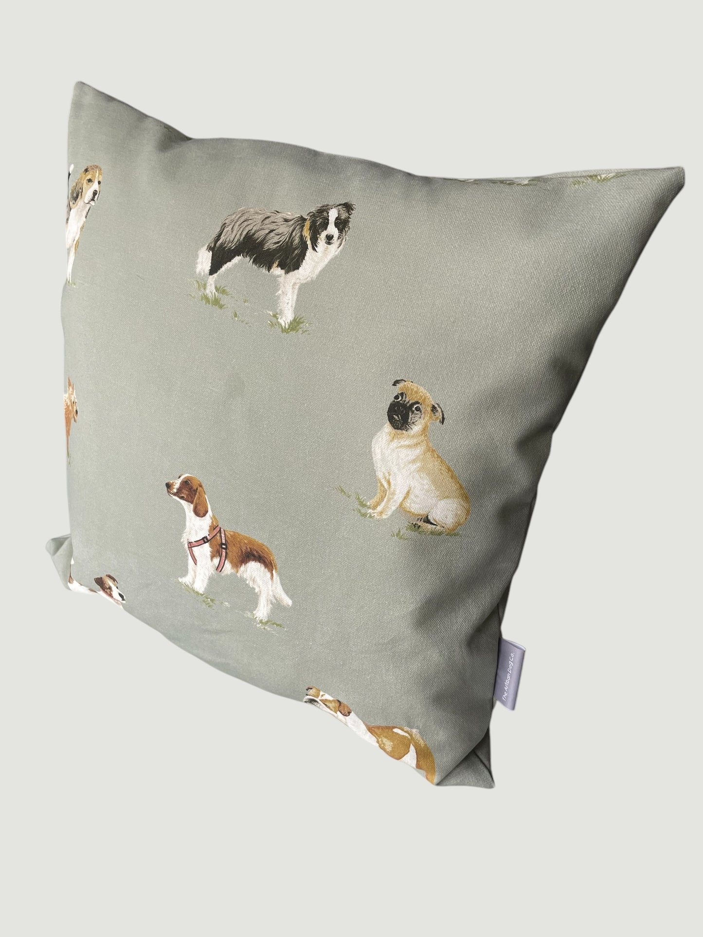 Multi-Breed Dog Print Cushion